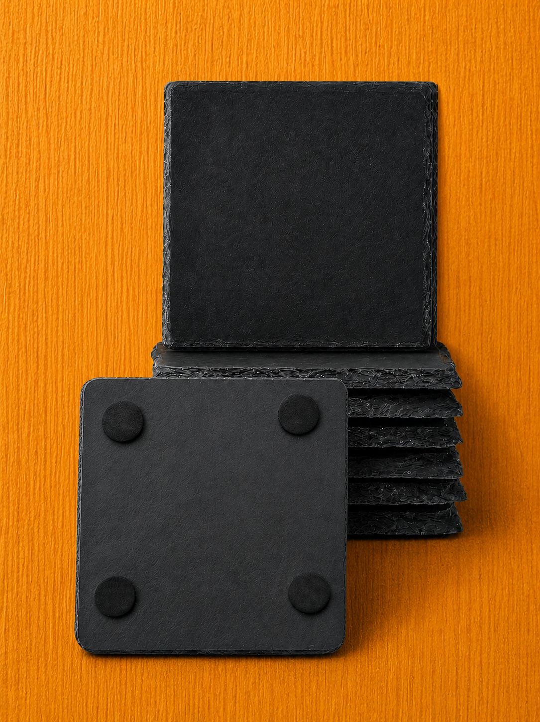 Engraved Teddy Bear Slate Coaster