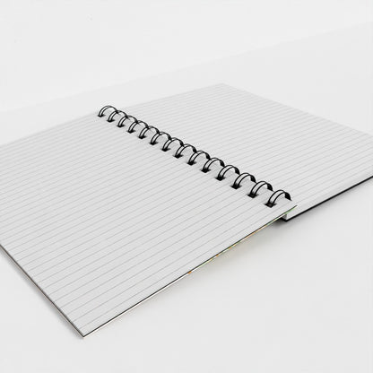A5 Notebook - Peach Floral