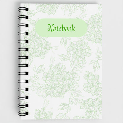 A5 Notebook - Lilac Flowery