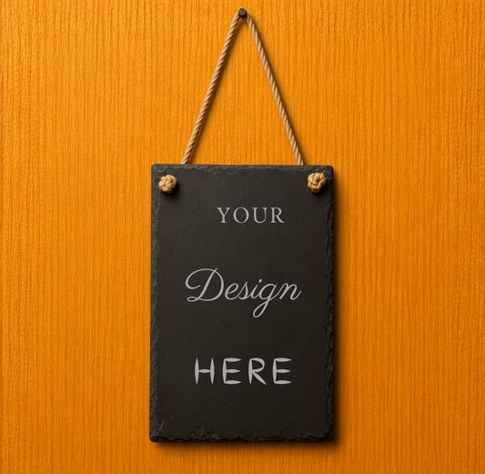 Personalised Slate Plaque Hanging Sign