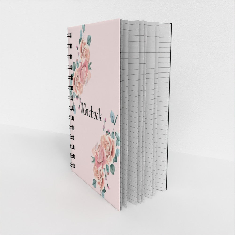 A5 Notebook - Roses Floral