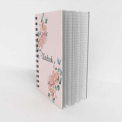 A5 Notebook - Roses Floral