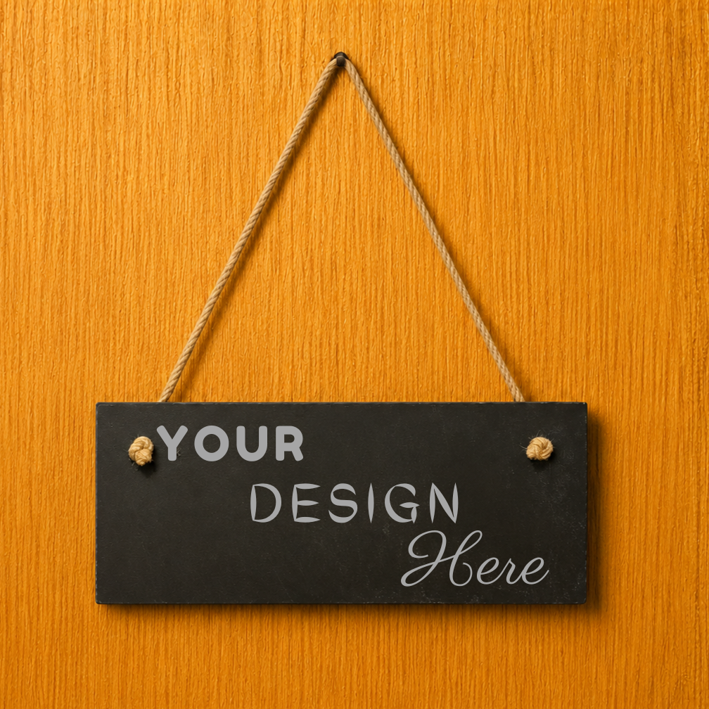Personalised Slate Plaque Hanging Sign