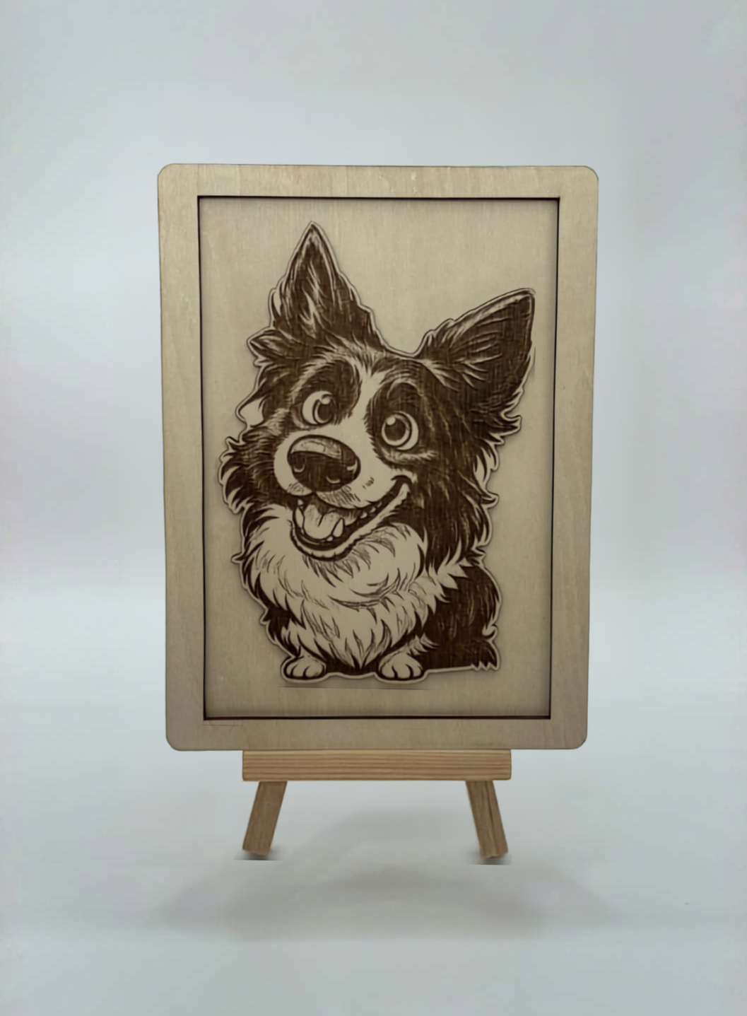 Personalised Wooden Portrait Frame